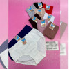 b6-2223-2 Трусики женские высокие однотонные, XL-3XL, 1 пачка (12 шт)