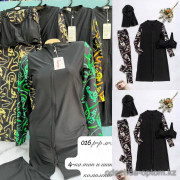 z4-016 Купальник женский буркини, M-XL, 1 пачка (3 шт)