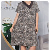 b4-70154 Nicoletta Платье женское домашнее, большие размеры, 2XL-5XL, 1 пачка (4 шт)