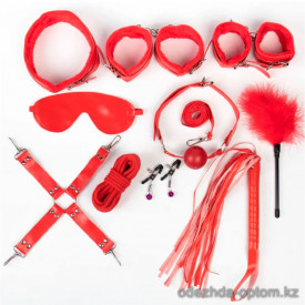 b13-0028 Набор для БДСМ игр, 10 предметов, 1 шт b13-0028 Набор для БДСМ игр, 10 предметов, 1 шт