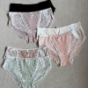 b15-1613 Трусики женские с кружевом, стандарт (75-100кг), 1 пачка (6 шт)