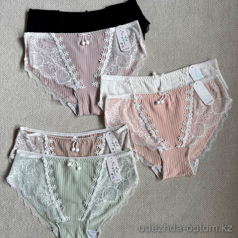 b15-1613 Трусики женские с кружевом, стандарт (75-100кг), 1 пачка (6 шт) b15-1613 Трусики женские с кружевом, стандарт (75-100кг), 1 пачка (6 шт)