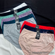 b16-4007-2 Anttifu Трусики женские с вышитым узором, XL-3XL, 1 пачка (12 шт)