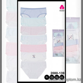 b5-2080-139 Koza Underwear Комплект женских трусиков: неделька, большие размеры, 1 пачка (7 шт)