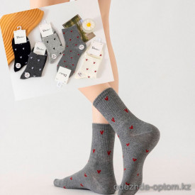 n5-8162 Носки женские демисезонные, 37-41, 1 пачка (10 пар)