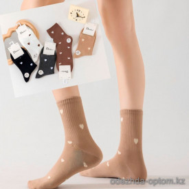 n5-8163 Носки женские демисезонные, 37-41, 1 пачка (10 пар)