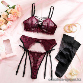 b13-1234-1 Комплект кружевного нижнего белья, S-M, 1 пачка (2 шт) b13-1234-1 Комплект кружевного нижнего белья, S-M, 1 пачка (2 шт)
