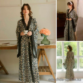 b18-956 Халат женский длинный, S-L, 1 пачка (3 шт)