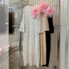 w26-0997-1 Платье женское длинное с длинными рукавами и бантом, стандарт, 1 шт