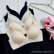 b16-276 Бюстгальтер в рубчик, M-XL, 1 пачка (3 шт)