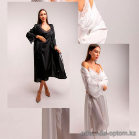 b13-8316 Комплект женский 2в1: сорочка и халат, стандарт, 1 шт