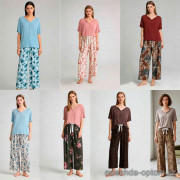 b15-1179-5 Комплект женской домашней одежды: футболка и штаны, стандарт, 1 пачка (3 шт)