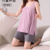 b15-23155 Комплект женской пижамы: майка и шорты, M-L, 1 пачка (2 шт)