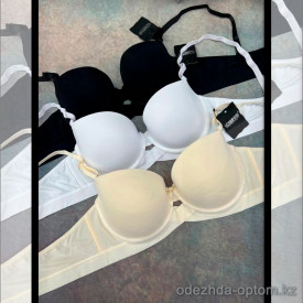 b5-0115b Коминня Бюстгальтер гладкий на тонком поролоне, чашка В, 1 пачка (3 шт)