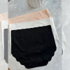 b13-1313 Трусики женские однотонные, M-XL, 1 пачка (9 шт)