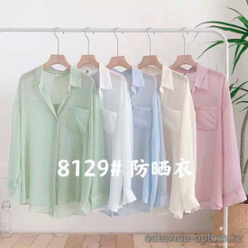 w11-8129 Рубашка женская в комплекте с топом, стандарт (до 46), 1 шт