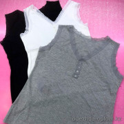 b6-8278-1 Майка женская без рукавов, трикотаж (вискоза), стандарт (48-54), 1 пачка (10 шт)