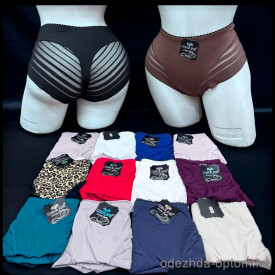 b5-1897 Coeur Joie Трусики женские высокие, большие размеры, L-3XL, 1 пачка (6 шт)