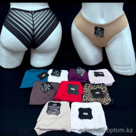 b5-9987 COEUR JOIE Трусики женские высокие, M-XL, 1 пачка (6 шт)