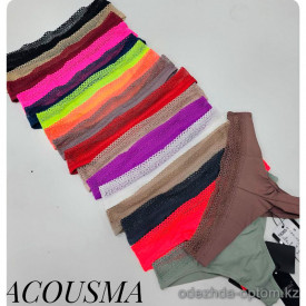 b4-T6365 Acousma Трусики женские стринги, S-XL, 1 пачка (6 шт)