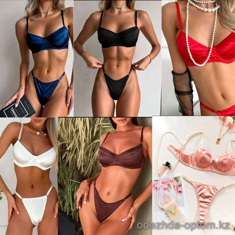 b18-1200 Комплект нижнего белья: бюстгальтер и стринги, S-L, 1 пачка (3 шт) b18-1200 Комплект нижнего белья: бюстгальтер и стринги, S-L, 1 пачка (3 шт)