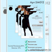 k4-SM012 Vinconte Колготки женские двухшовные, 54-58, 100 ден, 1 пачка (6 шт)
