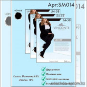 k4-SM014 Vinconte Колготки женские двухшовные, 54-58, 240 ден, 1 пачка (6 шт)