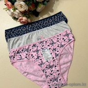 d7-8414 Baykar Трусики женские с принтом, 1 пачка (12 шт)