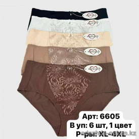 b6-6605-4 Orietta Avec Трусики женские с узором, большие размеры, XL-4XL, 1 пачка (6 шт) b6-6605-4 Orietta Avec Трусики женские с узором, большие размеры, XL-4XL, 1 пачка (6 шт)