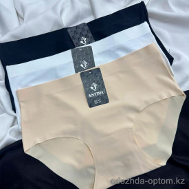 b16-313 Anttifu Трусики женские бесшовные, XL-3XL, 1 пачка (12 шт)