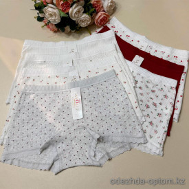 d7-658 Lavolle Трусики женские шортики с принтом, M-XL, 1 пачка (12 шт)