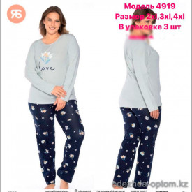 d7-4919 Rubina Комплект женской домашней одежды, 2XL-4XL, 1 пачка (3 шт)