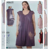b4-13697 Cotpark Платье домашнее для крупных дам, XL-4XL, 1 пачка (4 шт)