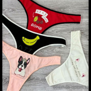 b5-003-3 Трусики женские стринги, 1 пачка (12 шт)