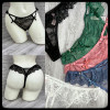 b5-1902-2 Трусики женские кружевные стринги, M-L, 1 пачка (6 шт)