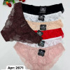 b6-2671 Coeur Joie Трусики женские кружевные, M-XL, 1 пачка (6 шт)