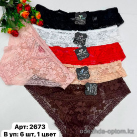 b6-2673-1 Coeur Joie Трусики женские кружевные, M-XL, 1 пачка (6 шт) b6-2673-1 Coeur Joie Трусики женские кружевные, M-XL, 1 пачка (6 шт)