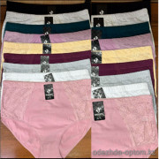 b2-1680 Anttifu Трусики женские высокие, 52-56, 1 пачка (12 шт)