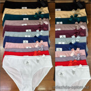 b2-3843-1 Anttifu Трусики женские с бантиком, 46-50, хлопок, 1 пачка (12 шт)