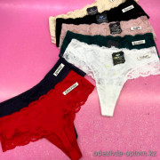 b6-9813-1 Coeur Joie Трусики женские бразилианы высокие, L-2XL, 1 пачка (6 шт)