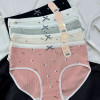 b16-6458 Трусики женские с окантовкой, стандарт, 1 пачка (12 шт)