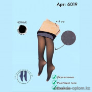 k4-6019 Vinconte Женские теплые колготки, имитация капрона с мехом, 1 пачка (6 шт)