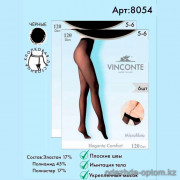 k4-8054-1 Vinconte Колготки женские с имитацией капрона, 5-6, 120 ден, 1 пачка (6 шт)