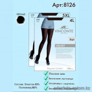 k4-8126 Vinconte Колготки женские, L-XL, 100 ден, 1 пачка (6 шт)