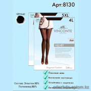 k4-8130 Vinconte Колготки женские, L-XL, 240 ден, 1 пачка (6 шт)