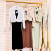w11-1011 Платье женское в комплекте с рубашкой, лапша, стандарт, 1 шт