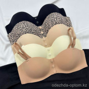 b16-367 Бюстгальтер гладкий на поролоне, L-2XL, 1 пачка (3 шт)