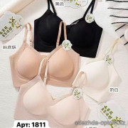 b6-1811-1 Бюстгальтер с поролоном, большого размера, 2XL-4XL, чашка D, 1 пачка (6 шт)