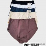 b6-8826-4 Orietta Avec Трусики женские высокие однотонные, большие размеры, XL-5XL, 1 пачка (6 шт)