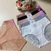 d7-Y0162 Lavolle Трусики женские кружевные, большие размеры, 2XL-4XL, 1 пачка (12 шт)